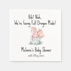 Bib? Nah, We're Going Dragon Mode! Napkin