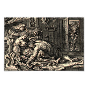 Bibical Samson and Delilah Photo Print