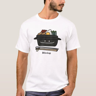 Bibimbap Korean rice bowl namul vegetables egg T-Shirt