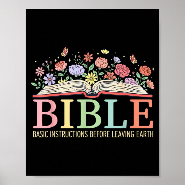 Bible Basic Instructions Before Leaving Earth Chri Poster (Front)