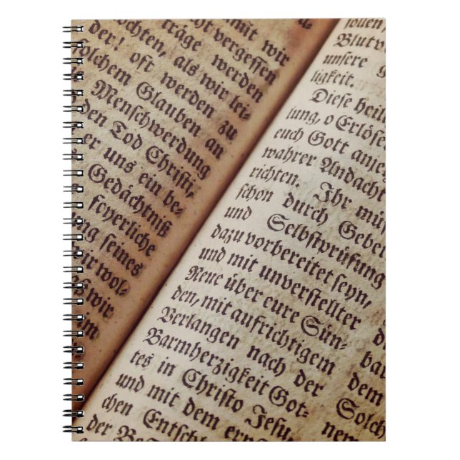 Bible book page writing texture (Front)