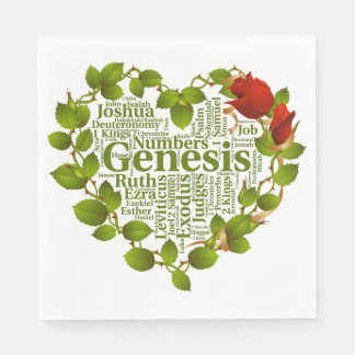 Bible Books Napkin