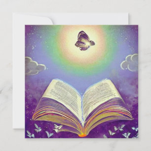 Bible & Butterfly Invitation