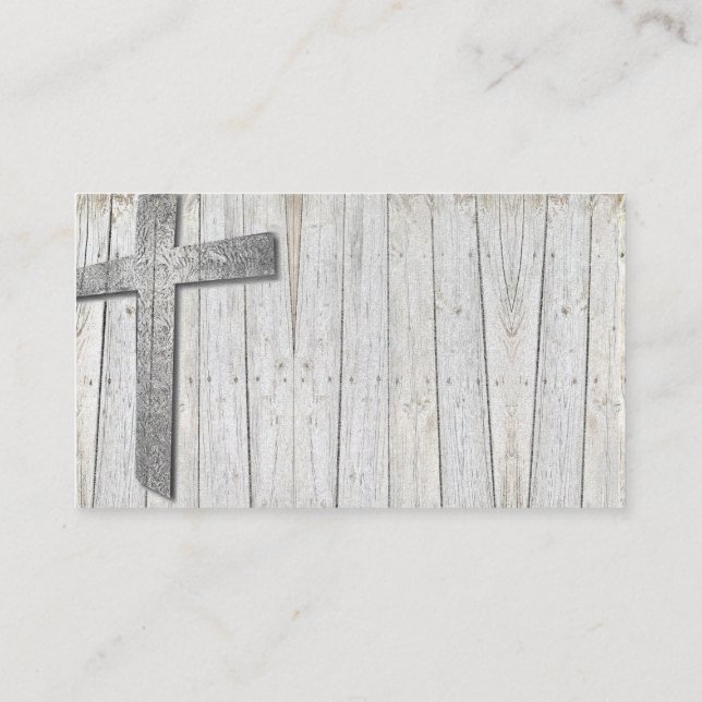 Bible Christian Light God Sky Business Cards (Back)