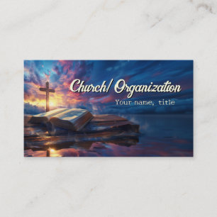 Bible-Christianity-Religious Business Card