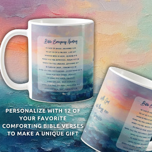 Bible Emergency Verses Personalised Christian  Coffee Mug