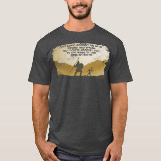 Bible Heroes David and Goliath distressed T-Shirt
