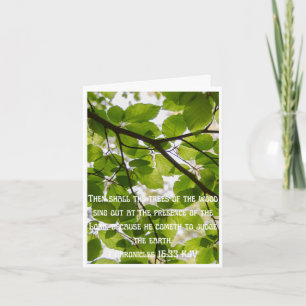 Bible inspirational quote card