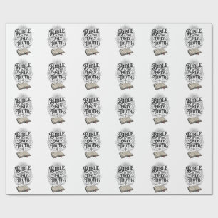 Bible Is The Only Truth Christian T-Shirt Wrapping Paper