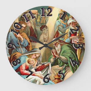 bible jesus clock