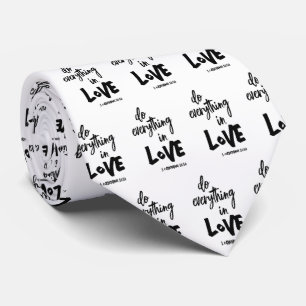 Bible Love Quote Neck Tie