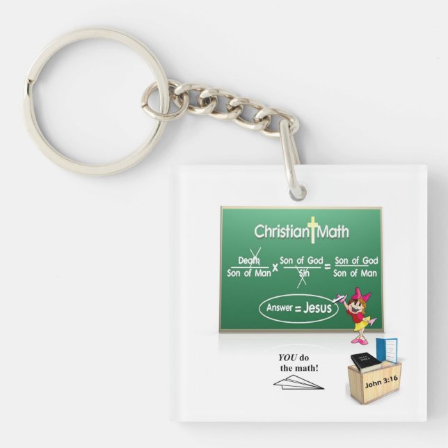 Bible Math Keychain (Front)