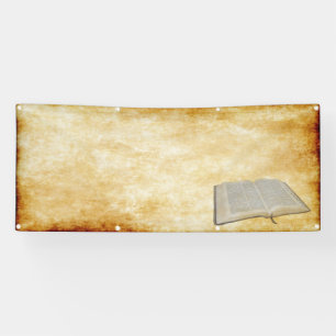 Bible Parchment Blank Church Banner