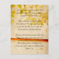 Bible passage, grunge flowers