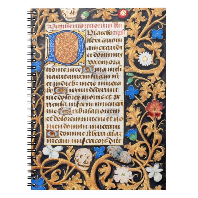 Bible Psalm 114 Mediaeval Manuscript - Memento Notebook (Front)