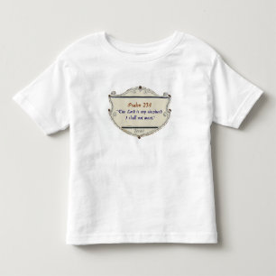 Bible Psalm 23:1 Shield Toddler's Tee Shirt