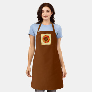 Bible Quote Autumn Leaves Thanksgiving Apron