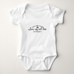 Bible Quote I Have Found The One Baby Bodysuit