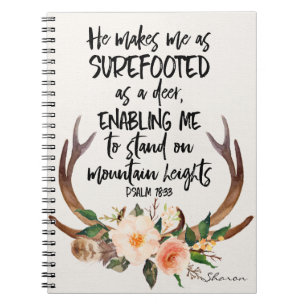 Bible Quote Personalized Notebook