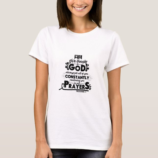 Bible Quote T-Shirt (Front)