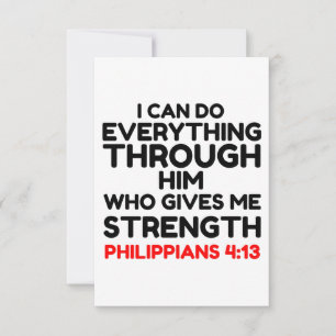 BIBLE QUOTE THANK YOU CARD