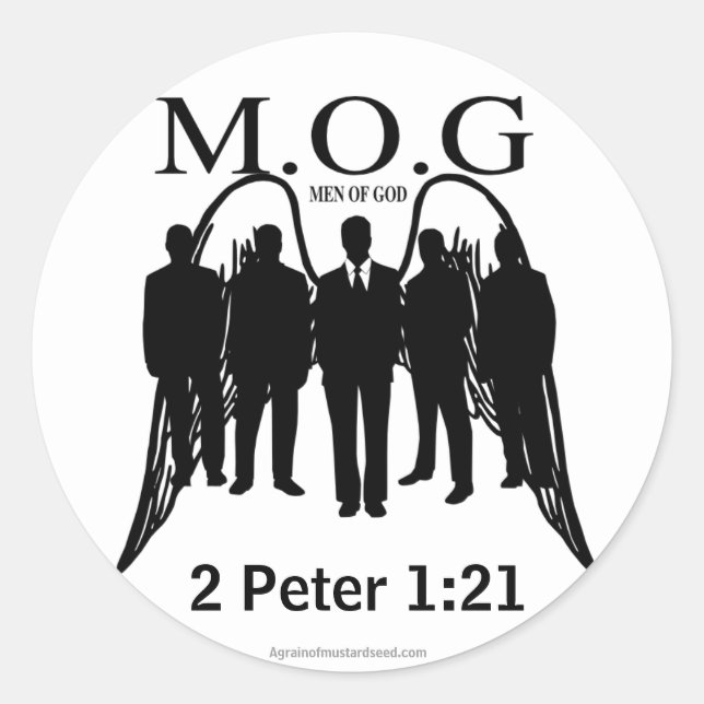 Bible Quotes Classic Round Sticker (Front)