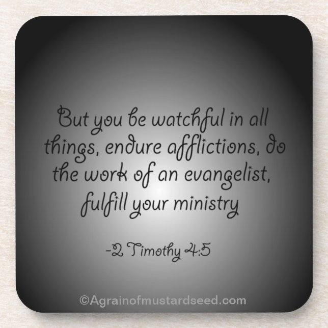 Bible Quotes Coaster (Front)