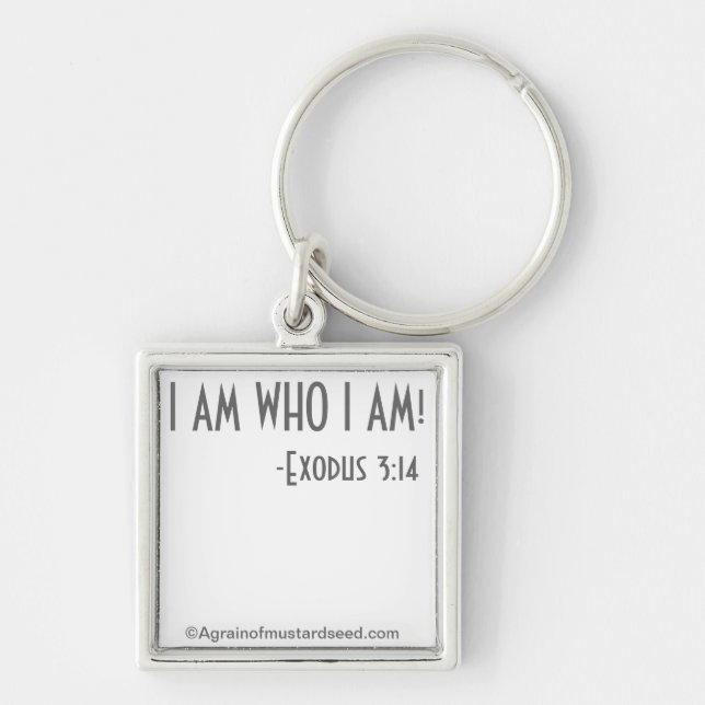Bible Quotes Inspirational Key Ring (Front)