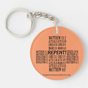 Bible Quotes Inspirational Key Ring