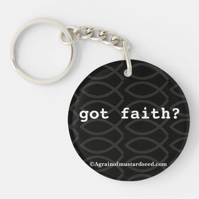 Bible Quotes Inspirational Key Ring (Front)