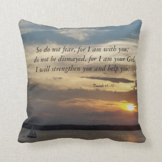 bible quotes Isaiah 41: 10 pillow