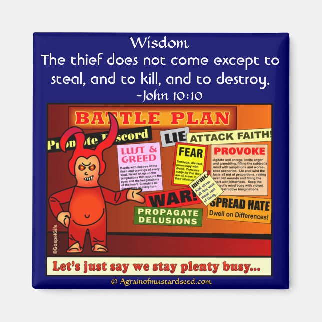 Bible Quotes Magnet (Front)