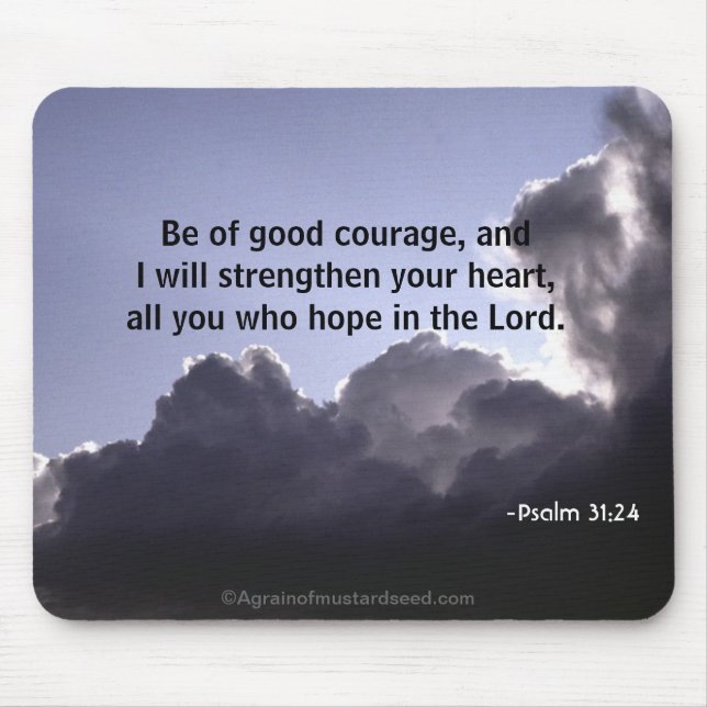 Bible Quotes Mouse Pad (Front)