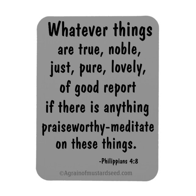 Bible Quotes Prayer Magnet (Vertical)