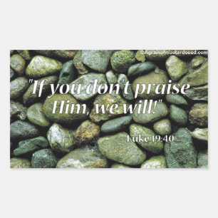 Bible Quotes Rectangular Sticker