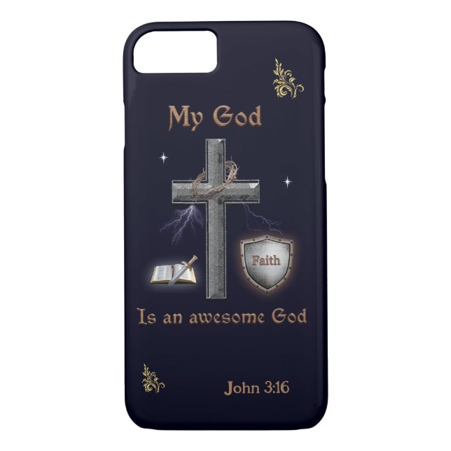Bible Scripture Case-Mate iPhone Case (Back)
