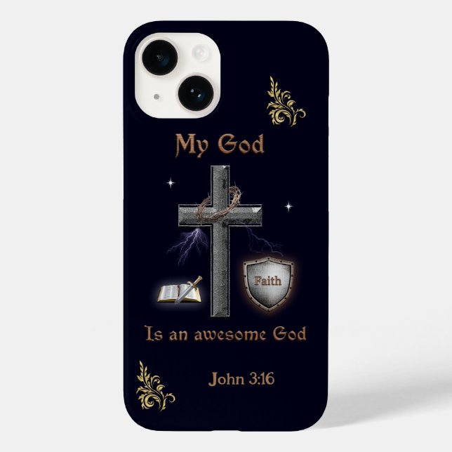 Bible Scripture Case-Mate iPhone Case (Back)