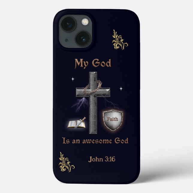 Bible Scripture Case-Mate iPhone Case (Back)
