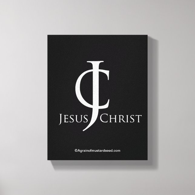 Bible Scripture Inspirational Canvas Print (Front)