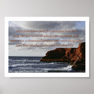 Bible Scripture prayers Poster
