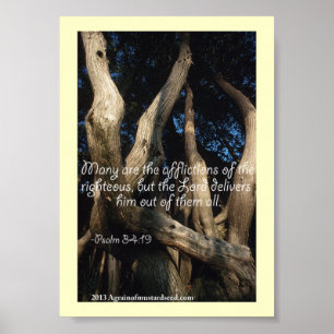 Bible Scripture Prayers Poster
