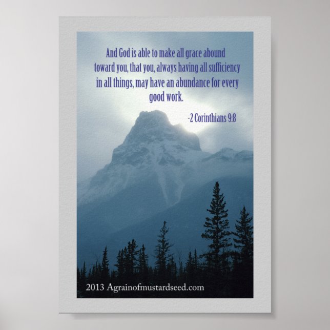 Bible Scripture Prayers Poster (Front)