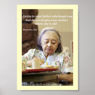 Bible Scripture Prayers Poster