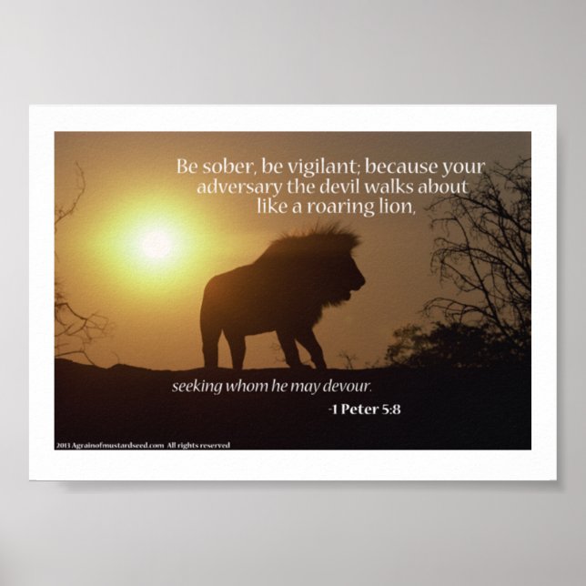 Bible Scripture Prayers Poster (Front)