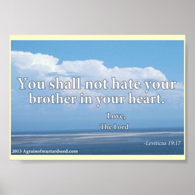 Bible Scripture prayers Poster (Front)