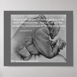 Bible Scripture prayers Poster