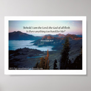 Bible Scripture Prayers Poster