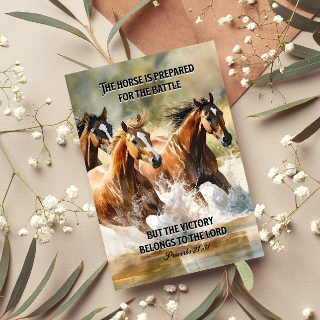 Bible Scripture  Proverb 21:31 Card (Creator Uploaded)