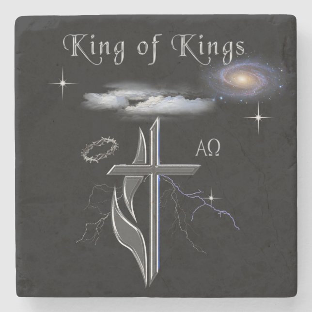 Bible Scripture Stone Coaster (Front)