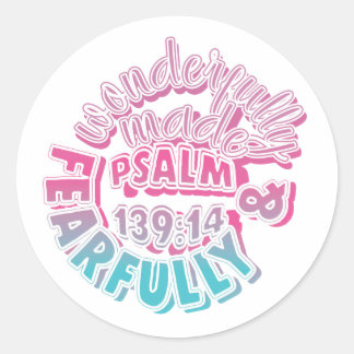 Bible Stickers - Psalm 139:14